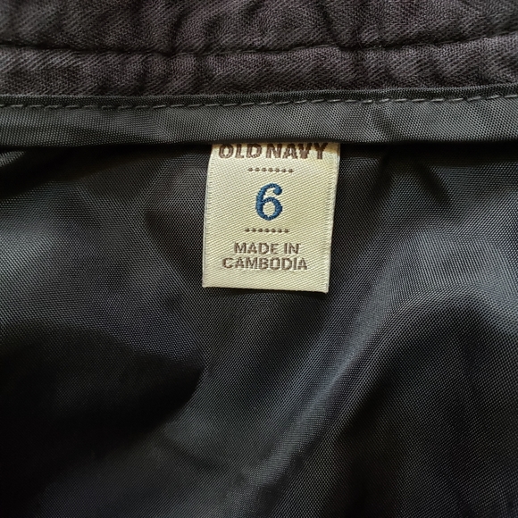 Old Navy Black White Wool Mix Mini Skirt 6 - Picture 4 of 9